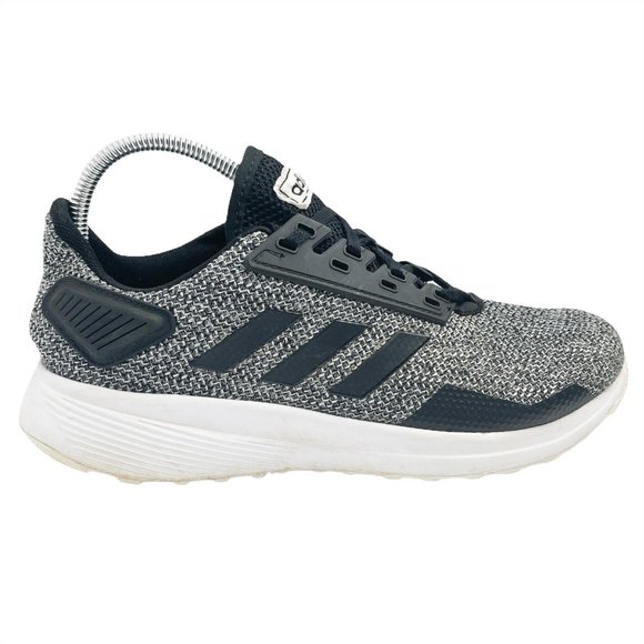 Adidas Black Gray Low Top Run Sneakers